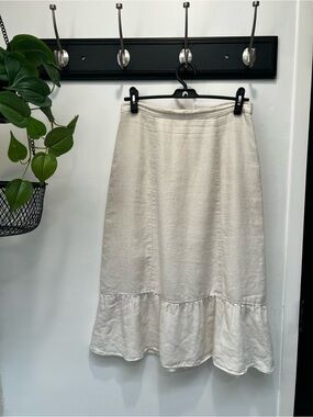 Aritzia Chariot Linen Skirt